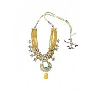 Traditional Multi-Strand Beaded Necklace with Pendant by TAD (NWT)